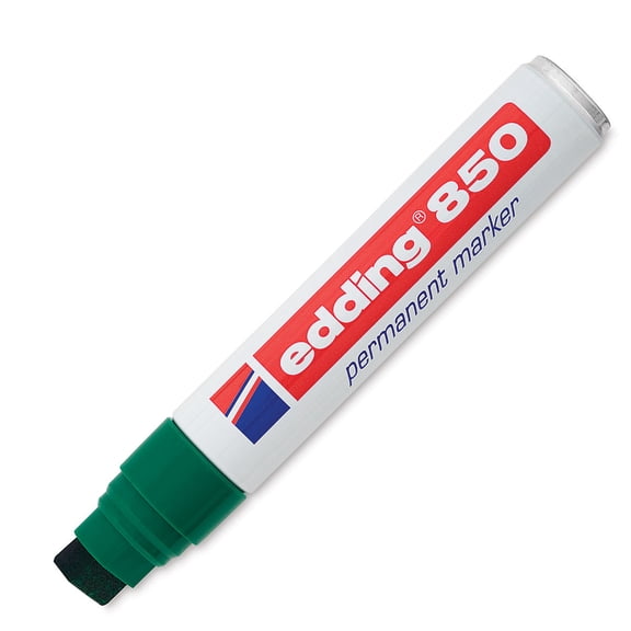 Edding Permanent Marker - Green, 850, Chisel Nib, 5-15 mm