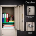 thumbnail image 4 of Locker Casillero Organizador Gutstark  Metal 3 Puertas Oficina Llave, 4 of 6