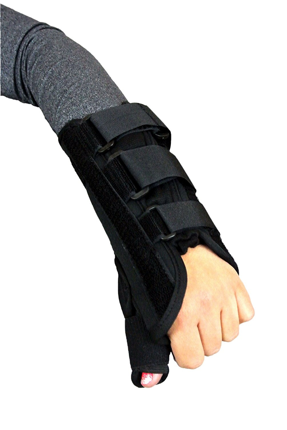 Premium Thumb Wrist Brace Right Hand (Medium), 8 inch Brace By SureCare