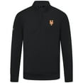 thumbnail image 2 of Men's Levelwear  Black New York Mets Upright Insignia Tri-Blend Quarter-Zip Pullover, 2 of 3