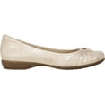 thumbnail image 2 of Women's SOUL Naturalizer Gift Ballet Flat Gold Knit 9 M, 2 of 6