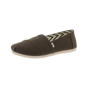 Toms Womens Alpargata Solid Textured Slip-On Sneakers