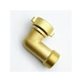 thumbnail image 1 of Adaptador de manguera de agua para conexiones en ángulo de 90°, extensor de conector de codo de manguera de jardín de latón, paquete de 2, 1 of 5