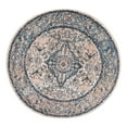 thumbnail image 3 of Unique Loom Lola Collection Area Rug - Traditional (5' 2" Round Blue/Gray), 3 of 7