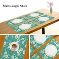 thumbnail image 3 of GZHJMY Placemats Set of 4,Green Fresh Daisy Heat-Resistant Non-Slip Double Sided Washable Kitchen Dining Table Mats for Kitchen Table Decoration, 12"x18", 3 of 6