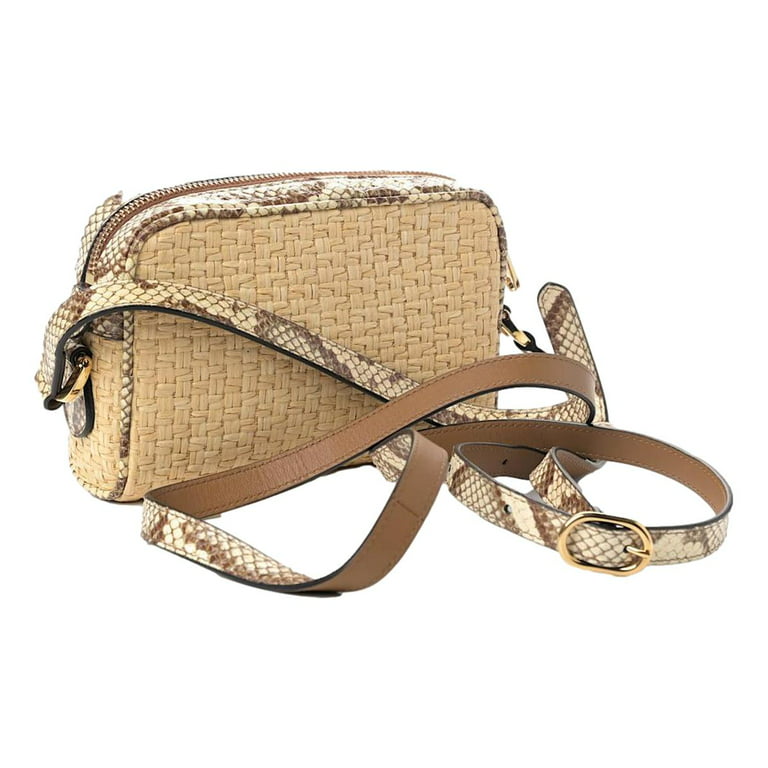 Gucci Straw Mini Shoulder Bag