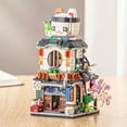 thumbnail image 1 of Blocs de Construction Vue de Rue Mignonne, Jouet de Mini Blocs de Construction Chat, Halloween/Action de Grâce, 1 of 3