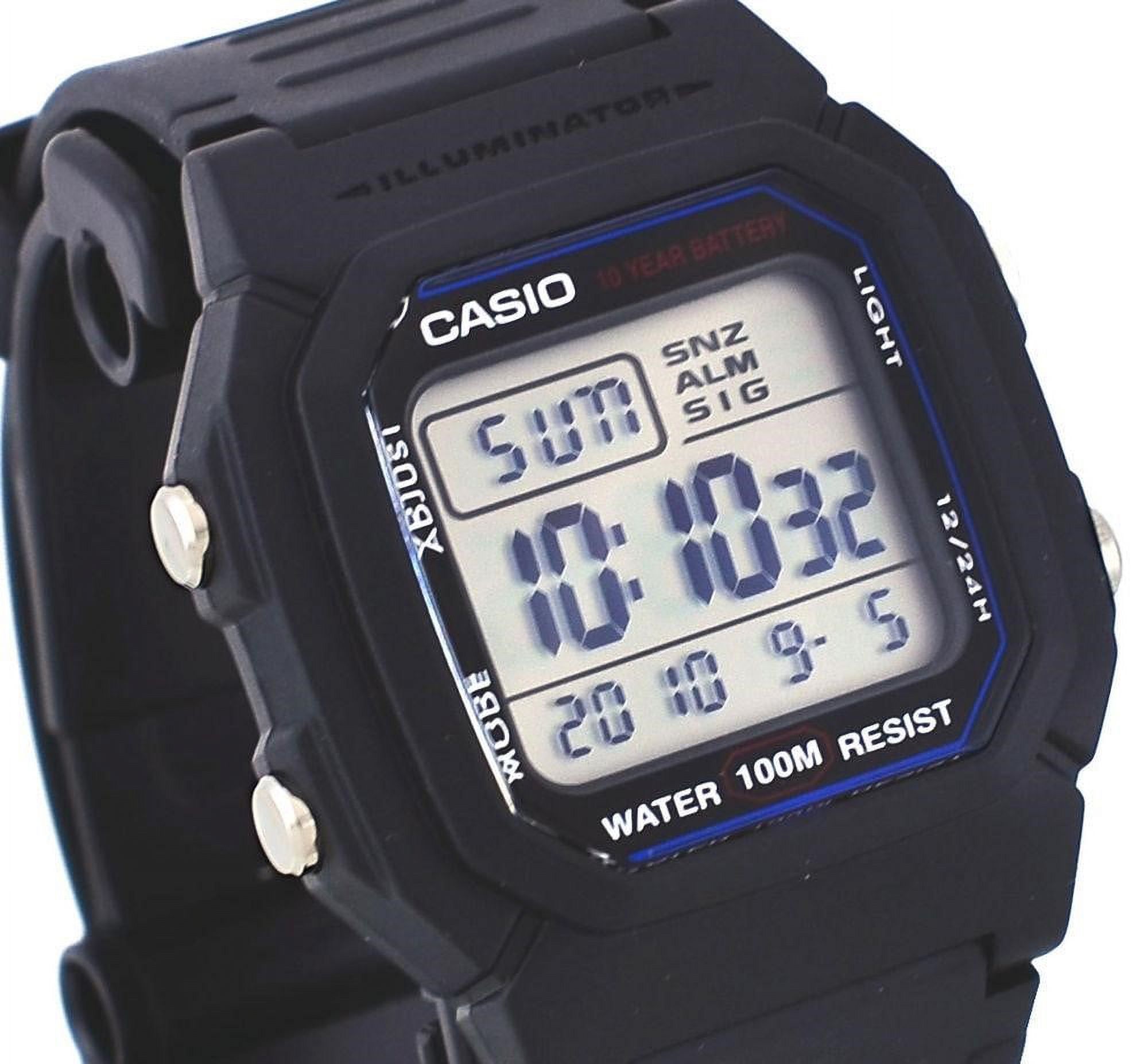 Casio Men's Classic Digital Sport Watch W800H-1AV - image 5 of 5