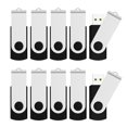 thumbnail image 1 of Juanwe 10 Unidades De 16 Gb A Granel Usb 2.0 Unidad Flash Unidad De Memoria Usb 2.0 Memoria Usb Plegable Con Diseño De Llavero Portátil Pen Drive Negro, 1 of 7