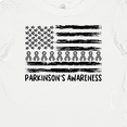 thumbnail image 4 of Inktastic Parkinson's Awareness Gray Ribbons and Flag Boys or Girls Baby T-Shirt, 4 of 5