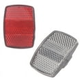 thumbnail image 2 of Bicycle Plastic Reflector Tail Light Reflector Front And Rear Warning Tail Light, 2 of 7