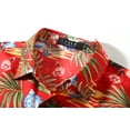 thumbnail image 5 of SSLR Mens Christmas Shirts Santa Claus Party Ugly Button Down Long Sleeve Shirts, 5 of 8
