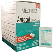 Angle View: MediFirst Antacids Sugar Free Chewable Tablet for Indigestion, Upset Stomach, Heartburn, Diarrhea Relief and Nausea - Pack of 250 Tablets