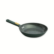 Thyme & Table 12-Piece Ceramic Non-Stick Granite Collection, Non-Toxic Cookware Set, Pots and Pans Set - Hunter Green