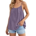 thumbnail image 2 of Summer Tank Tops for Women Casual Loose Fit Sleeveless Backless Cotton Linen Tanks Beach Vacation Outfits, 2 of 7