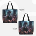 thumbnail image 2 of Disketp Urban Mechanical Dragon Bolsa Tote de Lona para Mujer, Bolso de Hombro y Cruzado con Cierre de Cremallera, 2 of 7