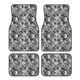 thumbnail image 1 of Balery Yin Yang With Black And White Juego de 4 Alfombrillas para Auto, Revestimientos de Caucho Resistente, Diseño Antideslizante, 1 of 7