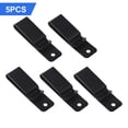 thumbnail image 2 of Diy Accessories 5Pcs Iron Black Sheath Belt Clip Metal Spring Hook Buckle, 2 of 9
