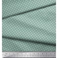 thumbnail image 2 of Soimoi Green Velvet Fabric Cross & Geometric Print Sewing Fabric Yard 58 Inch Wide, 2 of 3