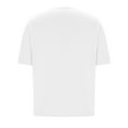 thumbnail image 5 of ClodeEU Women's Short Sleeve Round Neck T-Shirt,Trendy Casual Dressy Tee Summer Spring Tops White,Womens Plus L, 5 of 7