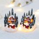 thumbnail image 2 of Adornos de luz LED DXING para Navidad castillo de Papá Noel casa de nieve regalo de Año Nuevo 2025, 2 of 5