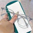 thumbnail image 5 of Classic Office Men Women Eye Protection Blue Ray Blocking Metal Frame Eyewear Square Eyeglasses Anti-Blue Light Glasses Computer Goggles BLACK GOLD, 5 of 7