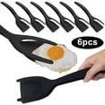 thumbnail image 1 of DQrwqpou Espátula Antiadherente 2 en 1 para Tortitas Pan Tostado Con para Fritos (negro), 1 of 8