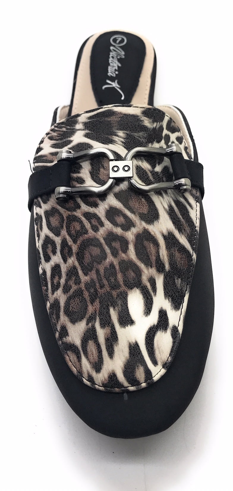 Victoria K Leopard Print Slip On Mules (Women)