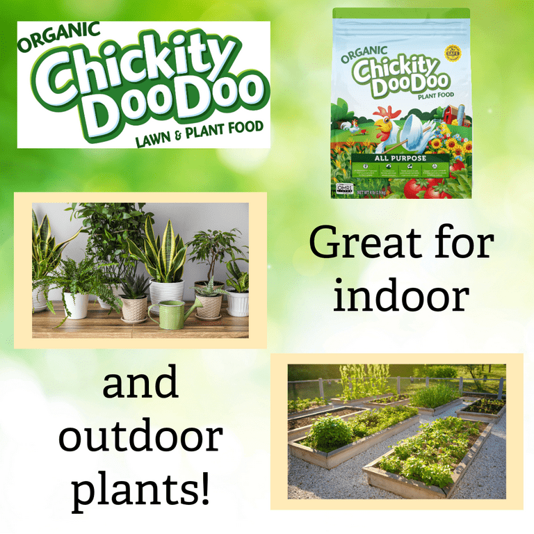 2 pack) Chickity Doo Doo All Purpose Plant Food Fertilizer, 2-4-3