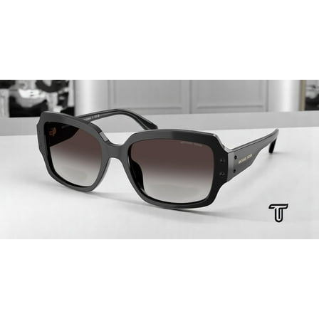 MICHAEL KORS MK2233B 30058G Chtel Black Dark Grey Grad 55 mm Women's Sunglasses