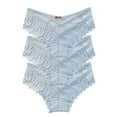 thumbnail image 2 of Gibobby Verano calzoncillos adelgazantes Bragas para mujer, encaje de ganchillo, bragas con cordones, ropa interior calada Sexy(Azul， XXL), 2 of 4