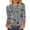 P Multicolor, variant on YUGYXL Women's Tunic Tops 3/4 Sleeve Floral Print Crewneck Blouses Boho Casual Summer Shirts Plus Size Dressy Blouses H Multicolor XXL