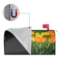 thumbnail image 5 of PHELIKA Yellow orange flower Magnetic Mailbox Covers Standard Size 21"H x 18"W, 5 of 8