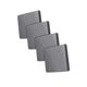 thumbnail image 5 of 4 Piezas Funda de Cojín para Sofá Elástica Protector de Muebles Decorativa para Sala de Estar Material Seda de Leche Adecuada para Uso en Hogar Oficin Gris, 5 of 8