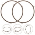thumbnail image 3 of Monyance Oven Glass Plate 2Pcs Microwave Glass Plate Roller Ring Replacement 19.6cm(7.72X7.72X0.55Inches), 3 of 11