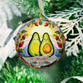 thumbnail image 3 of Personalized You Complete Me Ceramic Ornament Christmas 2025, Our First 1st Married Ornament, Custom Text Name Mr Mrs Avocado Ornaments Gift for Married Engaged, Couple Avocado Together Ornament Xmas, 3 of 6