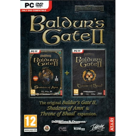 Baldur's Gate II Collection (2 PC Games) Shadows of Amn and Throne of