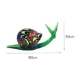thumbnail image 3 of Handmade Glass Snail Figurine Miniature Animal Ornament for Plant Pot Terrarium or Garden Decor Display, 3 of 4