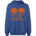 thumbnail image 2 of OXI Hoodie Sweatshirt - Halloween Starting Pumkins, Basic Casual Hoodie for Men's and Women Fleece Hoodie Long Sleeve - Indigo Blue 3X-Large, 2 of 3