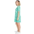 thumbnail image 4 of Ruby Rd. Women's Plus-Size Leaf Sketch Print Dress Size 2X Mint Multi, 4 of 7