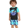 thumbnail image 6 of ITSAME Boys Swimwear Set Crewneck Tee and Swim Trunks 2-Piece Quick-Dry Beach Surfing Swimsuit Multicolor Size 3-4, 6 of 9