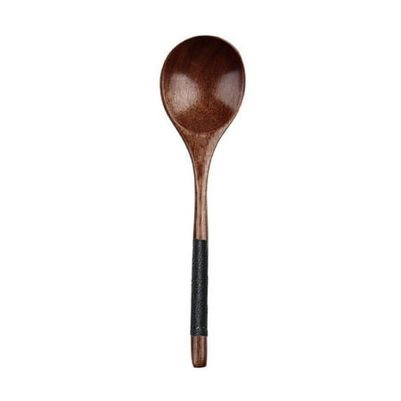 

Wooden Spoon Bamboo Kitchen Style Natural Wood Soup Cooking Spoon S6I9 F3J8