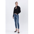 thumbnail image 5 of Flying Monkey - High Rise Distressed Skinny Jeans with Frayed Hem (27.25" Inseam) - F5238, 5 of 9