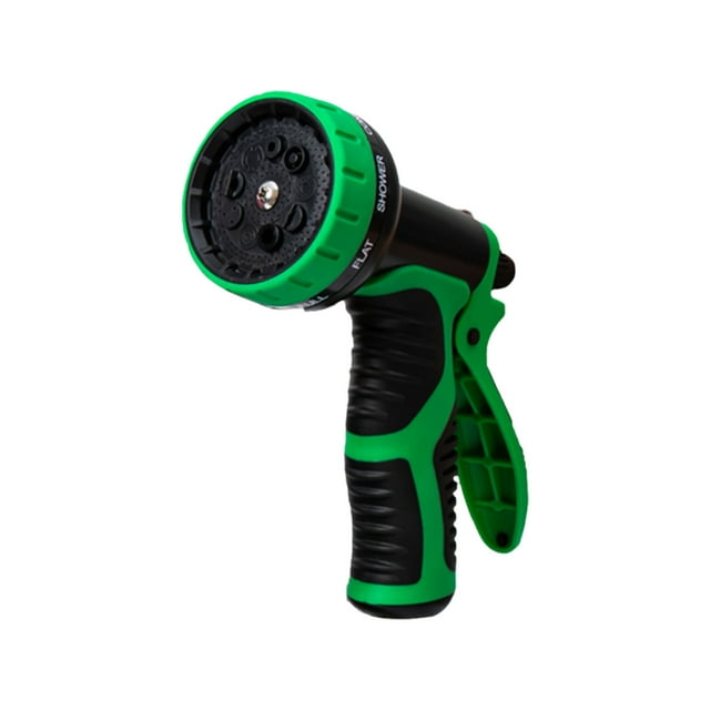 10-Function Hose Nozzle, Garden Hose Sprayer with Adjustable Patterns, High Pressure Car Wash Water Gun for Watering Plants, Showering Pets, and Cleaning Outdoor Areas