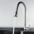 Kitchen Sink Taps Faucet,Single Handle Single Hole Pull Down Sprayer