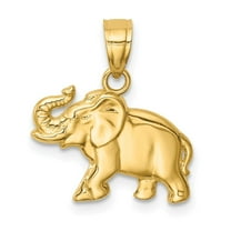 Auriga Fine Jewelry 14K Yellow Gold Elephant Pendant for Women