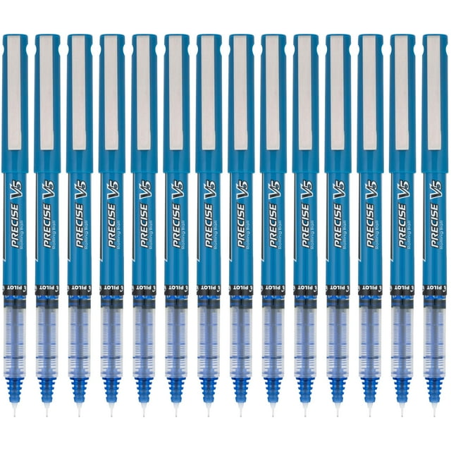 Pen PILOT Precise V5 Stick - Bola de tinta líquida (0,5 mm), color azul