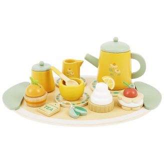 Children's Porcelain Tea Sets For 4 Porcelain Tea Set For Girls - Pink Ceramic Tea Cups With Pink Box - Glass Toy For Kids Party - Ideal Gift For Toddlers And Children's