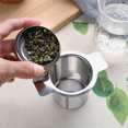 thumbnail image 1 of Double Handles Tea Infuser with Lid Stainless Filter;Stainless Steel Steel Fine Mesh Coffee Filter Teapot Cup Hanging Loose Leaf Tea Strainer, 1 of 7