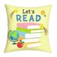 thumbnail image 2 of Reading Theme Pillow Covers Letter Printed Cushion Cases Decorative Throw Pillow Covers For Living Room Sofa Bedroom Home Decoration, 2 of 9